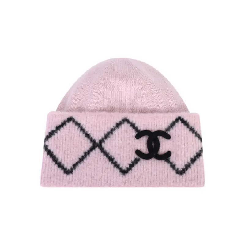 

CHANEL Унисекс шапка бини, Pink