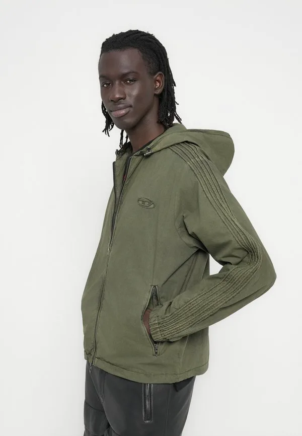 Куртка stitch для межсезонья Diesel, Olive — фото 4