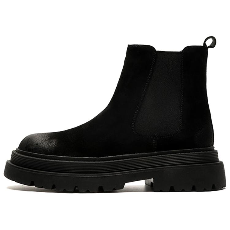 

Cachiotti Мужские кожаные челси с утеплением черные, цвет Black Padded