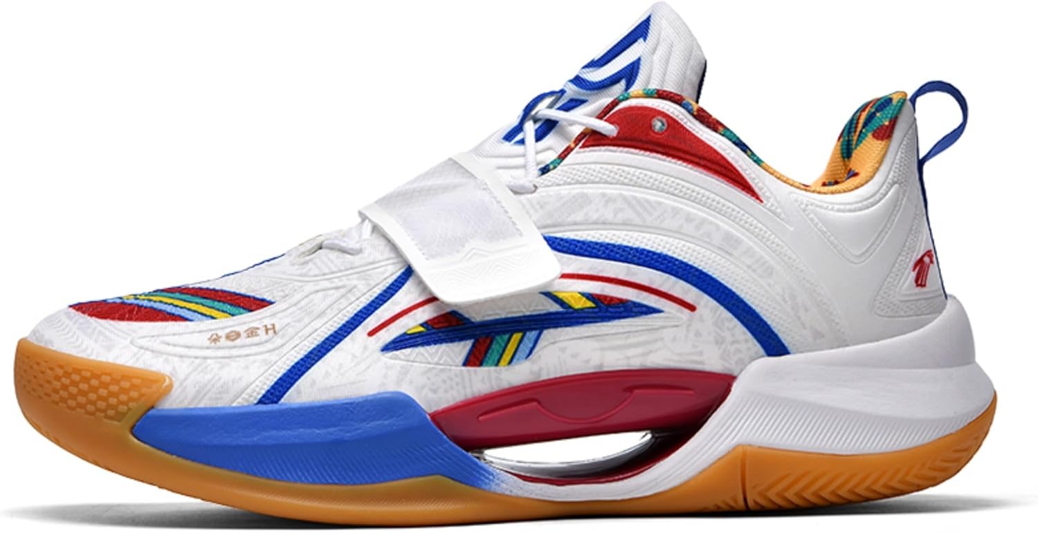 

Мужские и женские баскетбольные кроссовки, дышащие, противоскользящие, для улицы - модная и спортивная обувь Pilluren, красный