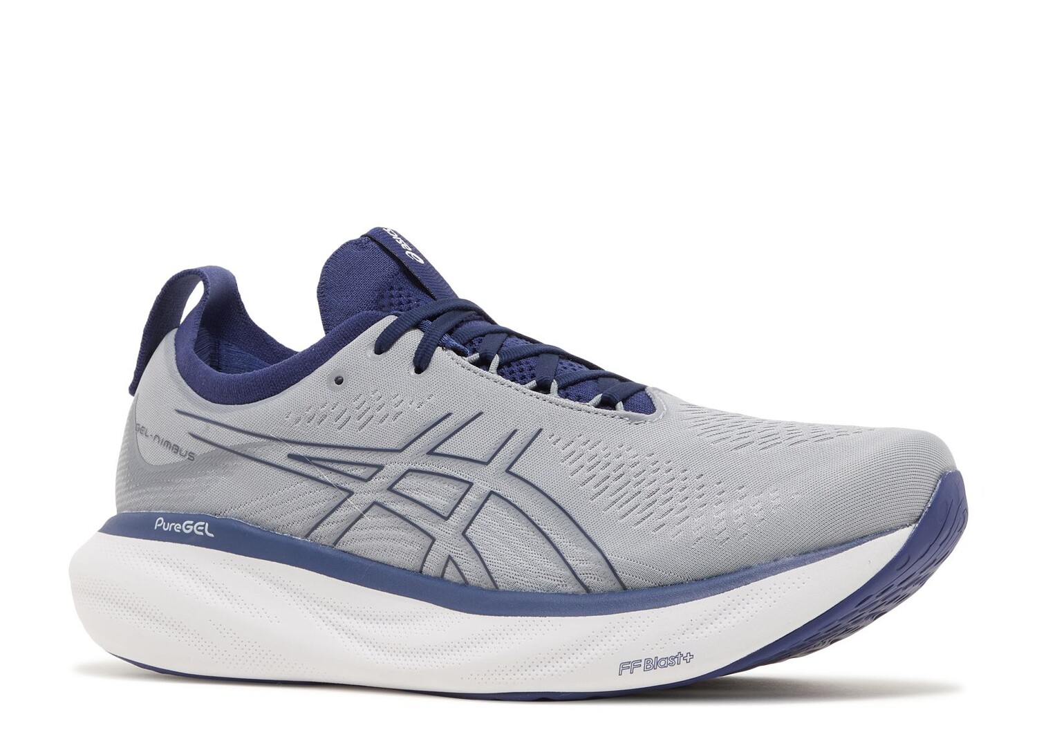 Кроссовки ASICS Gel Nimbus 25 'Sheet Rock Indigo Blue', серый — фото 2