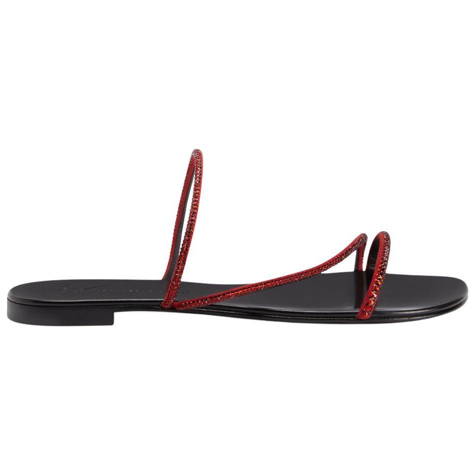 Giuseppe Zanotti Джузеппе Занотти GZ Слайды Женские Красные — фото 2
