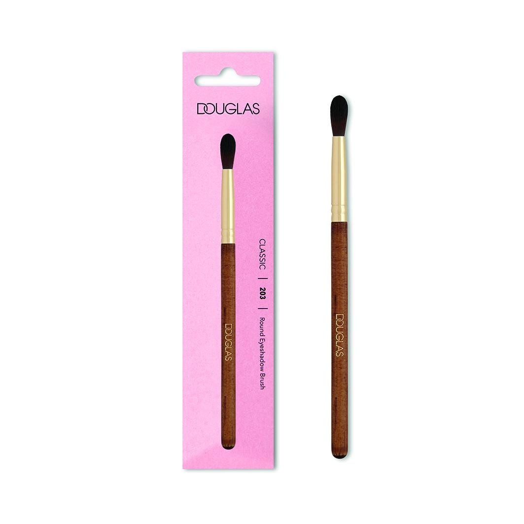 Кисть для теней accessoires 203 round eyeshadow brush Douglas Collection, количество 1 шт. — фото 3