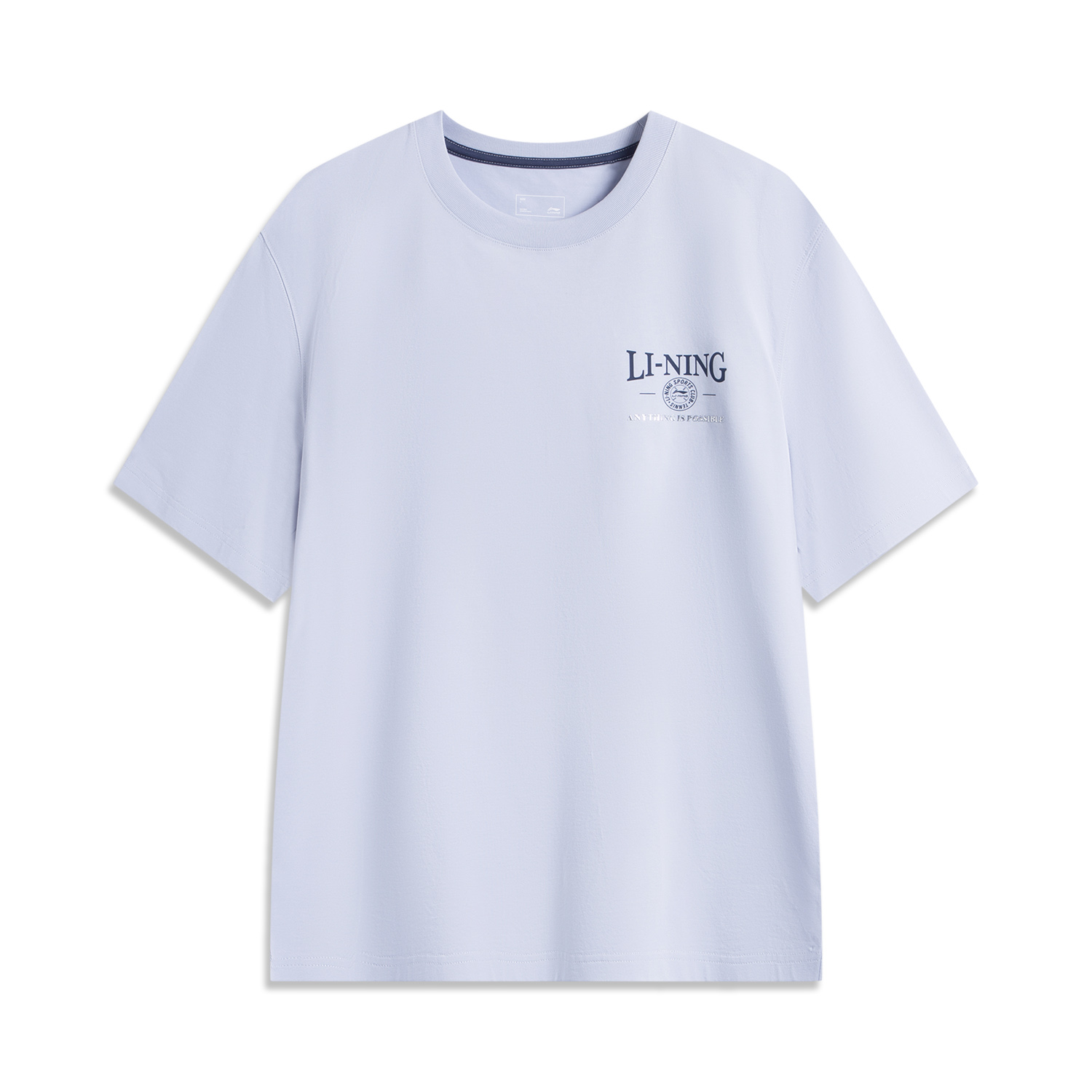 

LINING Футболка мужская frost blue, Синий, LINING Футболка мужская frost blue
