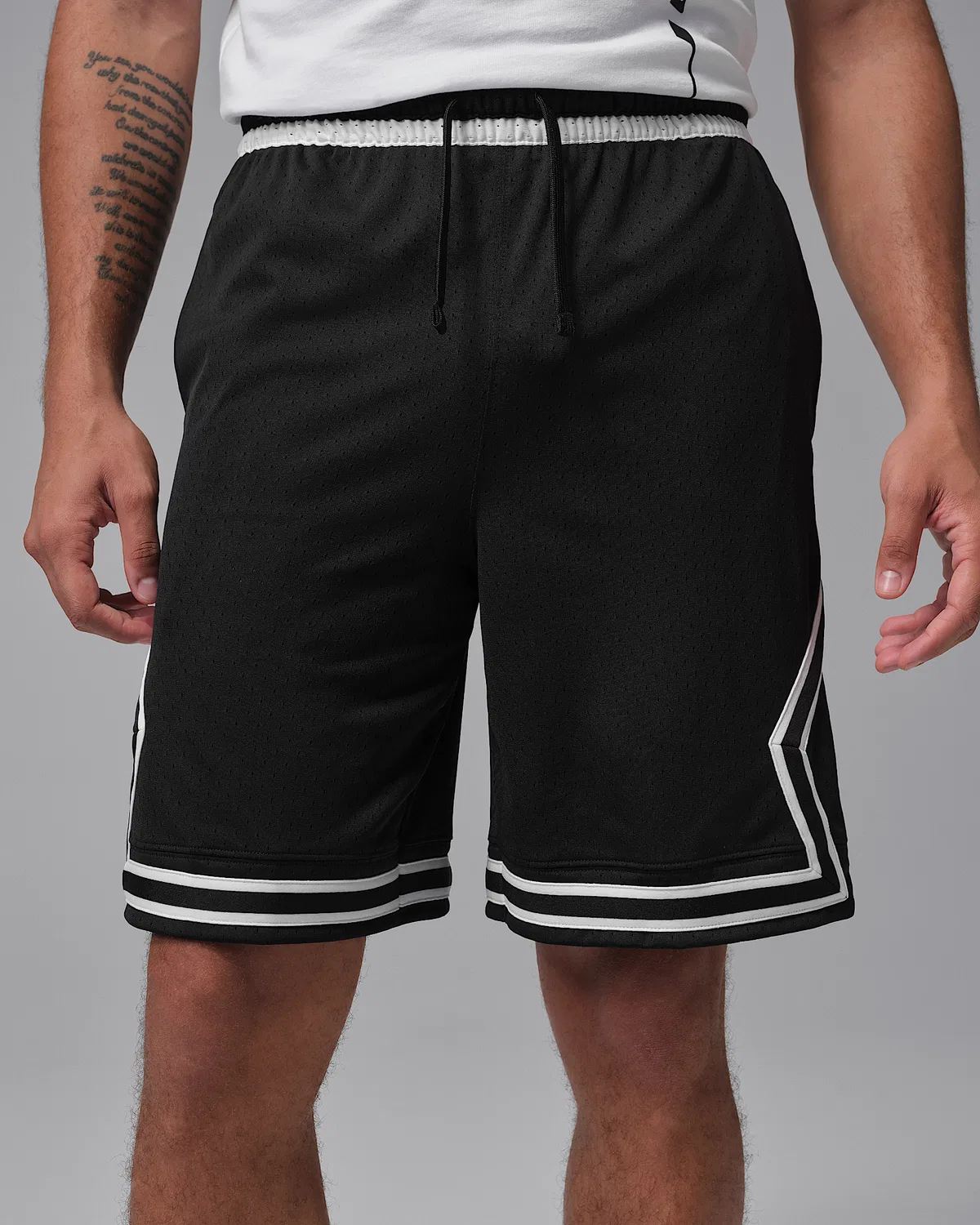 Мужские шорты Jordan Sport Dri-FIT 9" Diamond, Black/Black/Black — фото 2