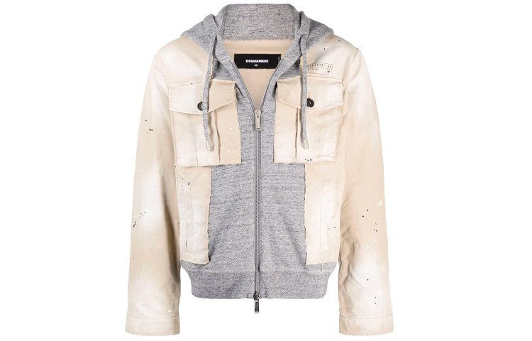 

Куртка мужская Light Umber с капюшоном Moderate Others DSQUARED 2, светло коричневый