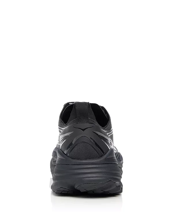 Кроссовки Stinson one7 Hoka, Black/Silver — фото 3