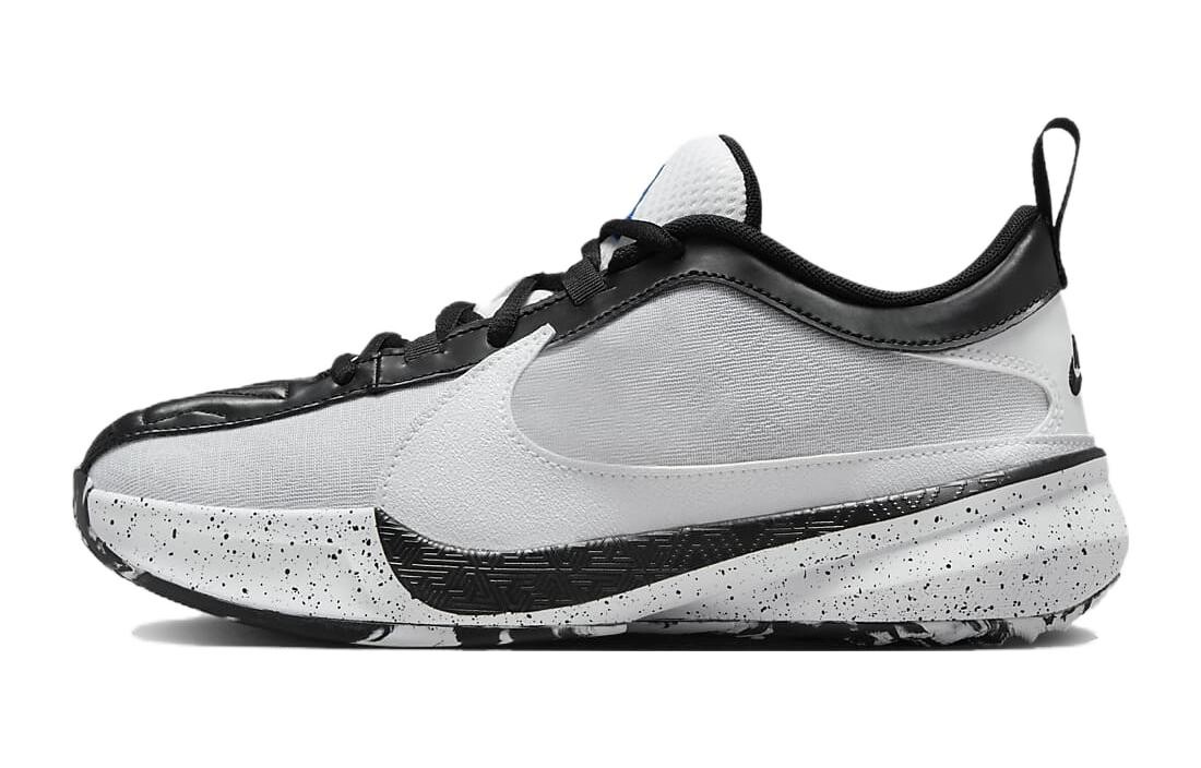 

Детские баскетбольные кроссовки Nike Freak 5 GS, White/black/clear blue/white