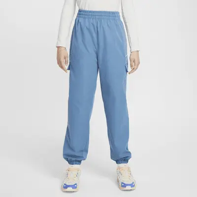 

Брюки Nike Sportswear Girls' Cargo Pants, цвет Aegean Storm/White