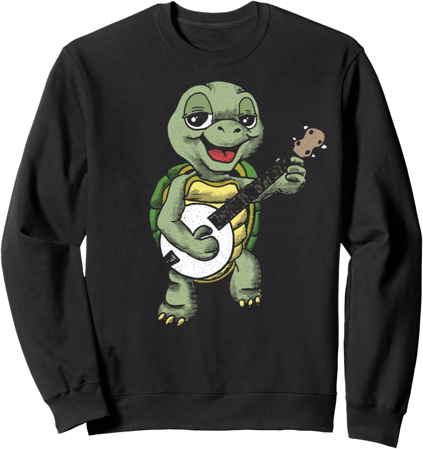 

Милая забавная толстовка с изображением черепахи, играющей на банджо, и музыкальным рисунком Bluegrassgarage - Bluegrass Music Vintage Fan Tees, черный