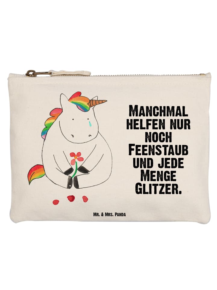 

Mr. & Mrs. Panda Сумочка «Грустный единорог» с надписью белого цвета