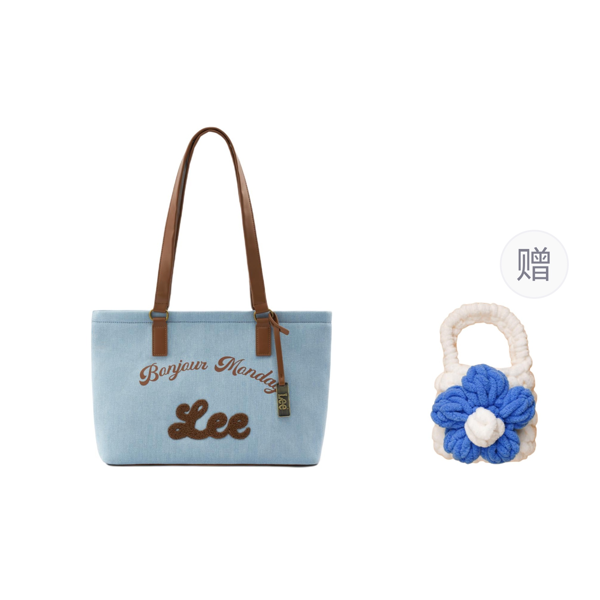 

Lee Тканевая женская сумка через плечо, Light Blue (Gift Limited Edition)