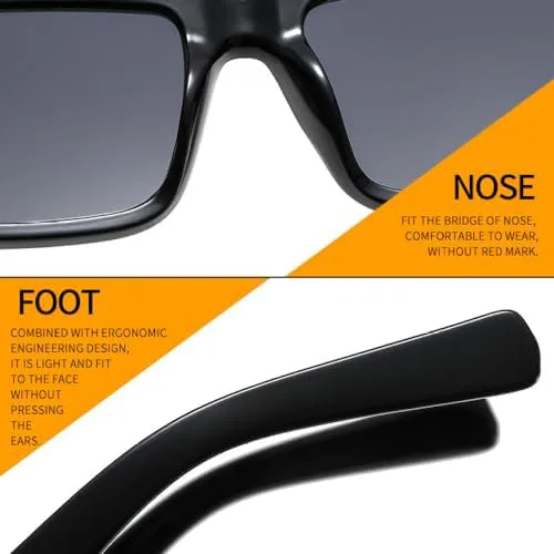 

Двухцветные квадратные солнцезащитные очки для женщин, модные мужские солнцезащитные очки в винтажном стиле, защита от ультрафиолета UV400 MTZJH, Leopard