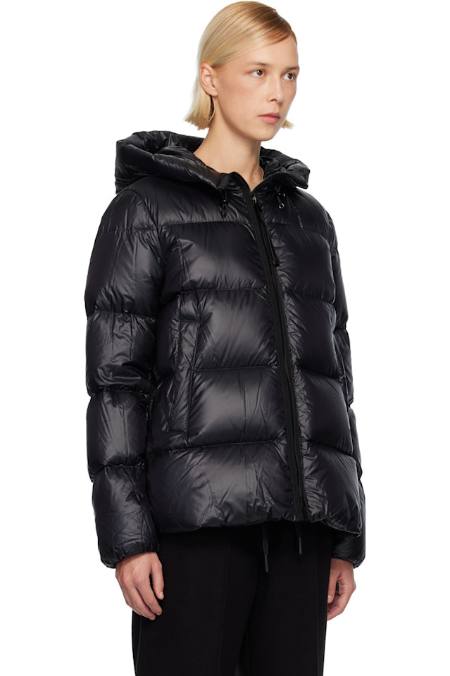 Пуховая куртка с капюшоном Serittes Moncler, черный — фото 2