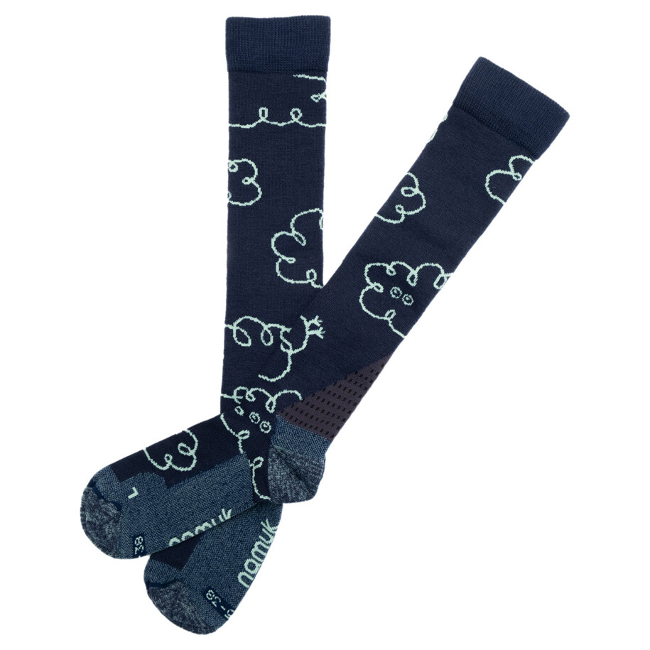 

Лыжные носки Namuk Clouds Merino Ski Socks, цвет True Navy/Mint Ice