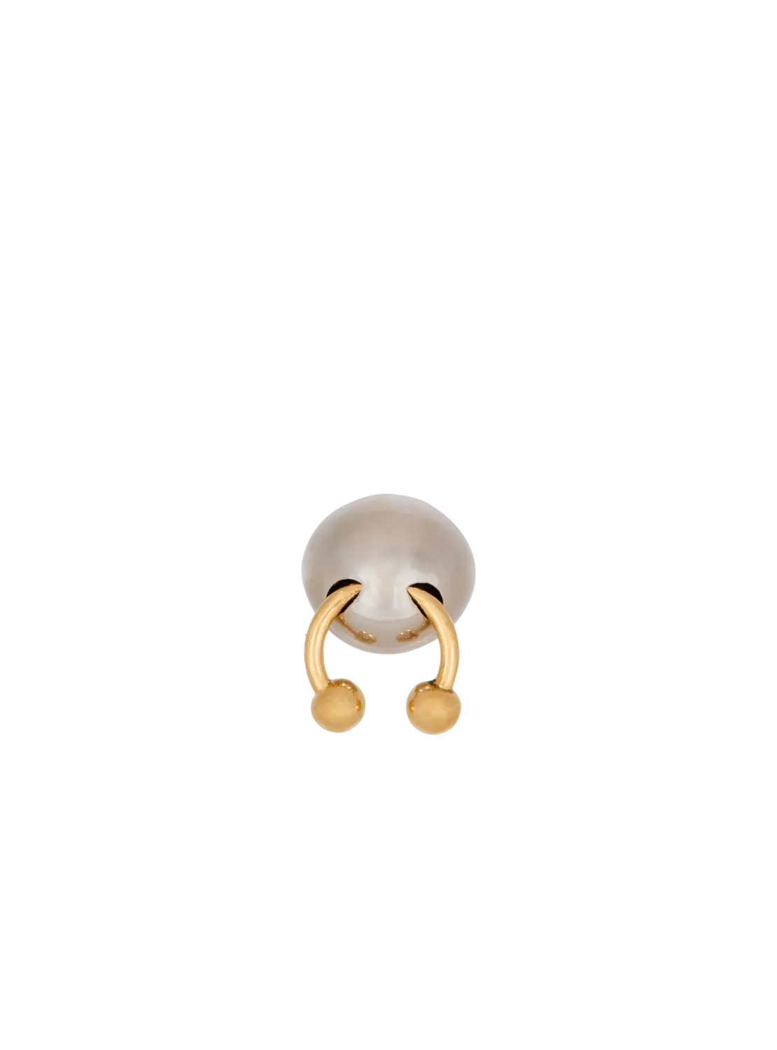 

Сферическое кольцо с пирсингом Balmain, серебро