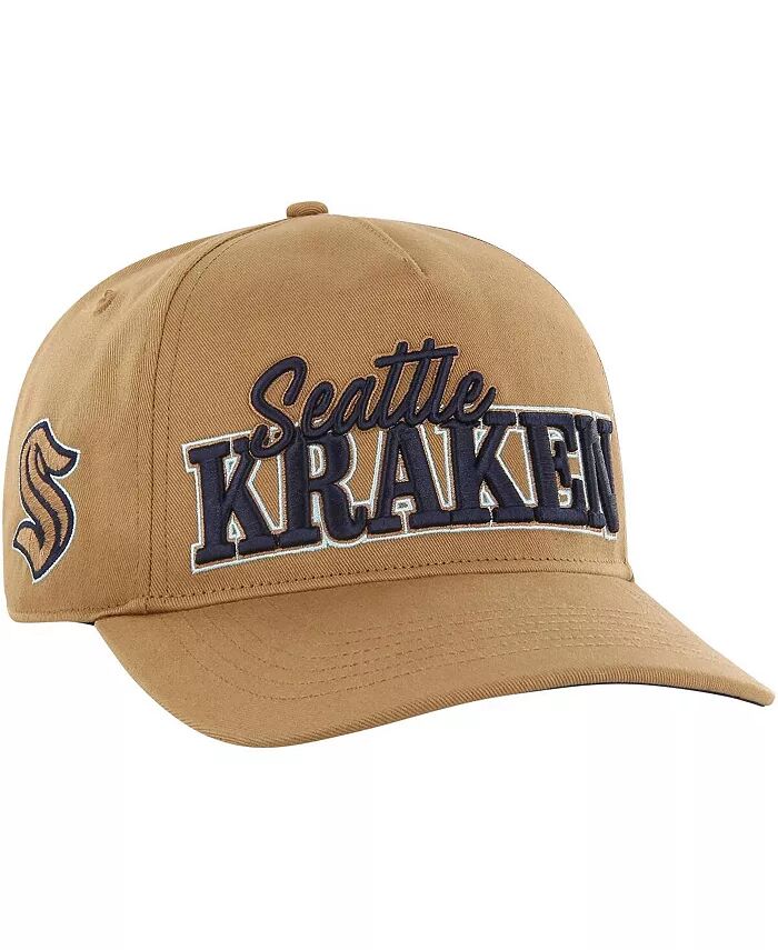 

Мужская бежевая шапка Seattle Kraken Barnes Hitch Adjustable '47 Brand