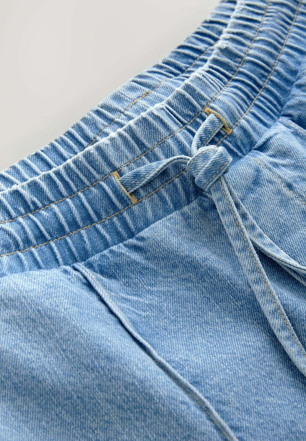 Расклешенные джинсы REGULAR FIT PINTUCK WIDE Next, синий — фото 2