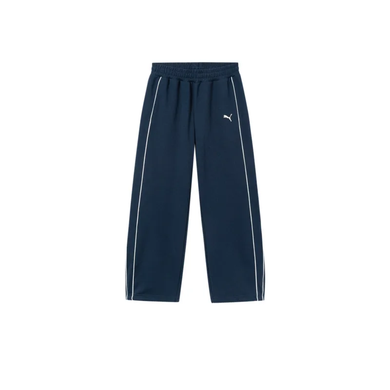 Детские вязаные спортивные брюки Moderate PUMA, темно-синий 80802