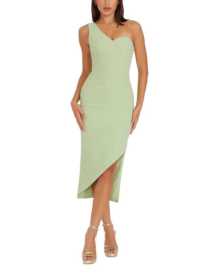 

Асимметричное платье Magnolia Dress the Population, зеленый