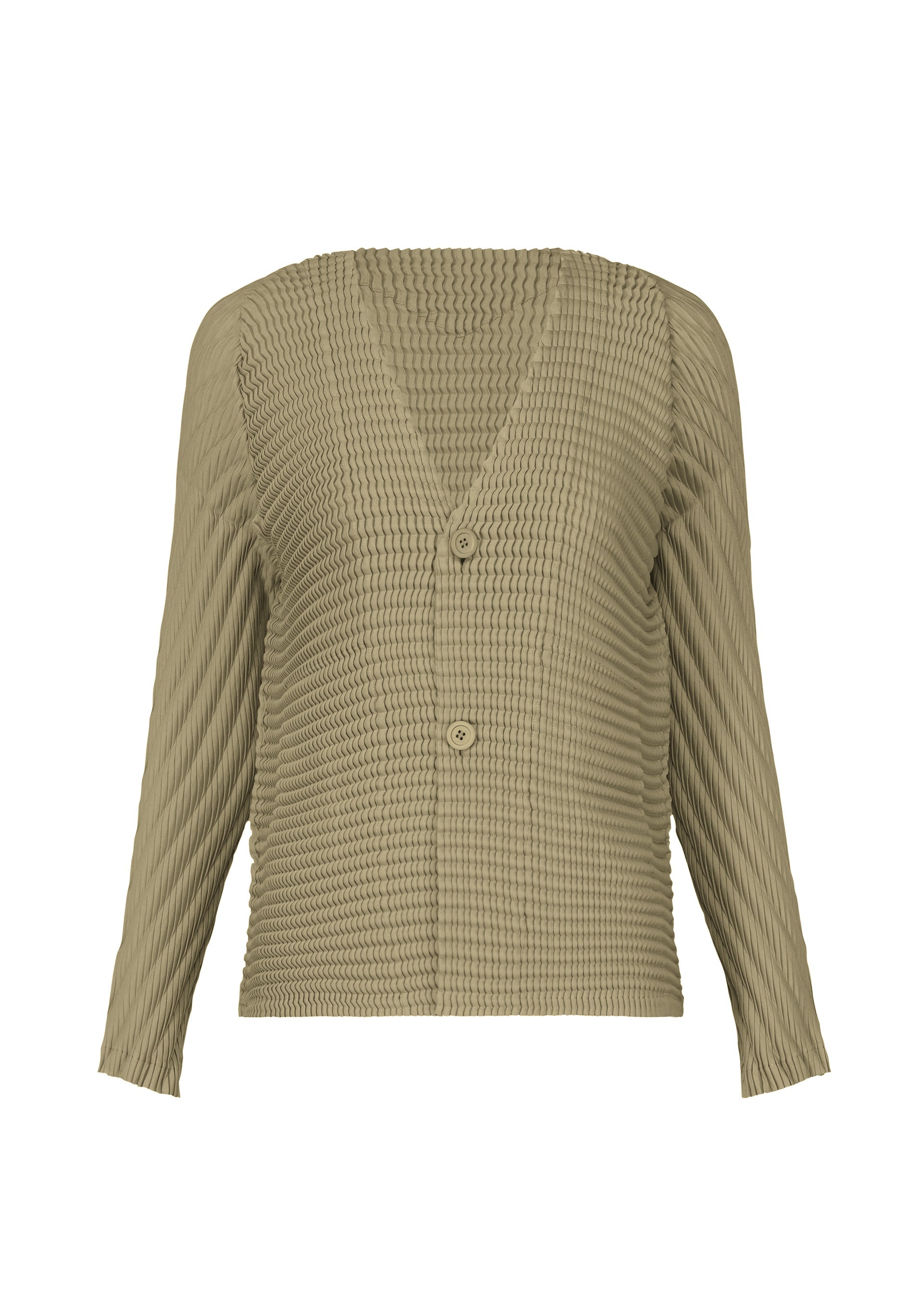 

Кардиган wool like pleats Issey Miyake, хаки
