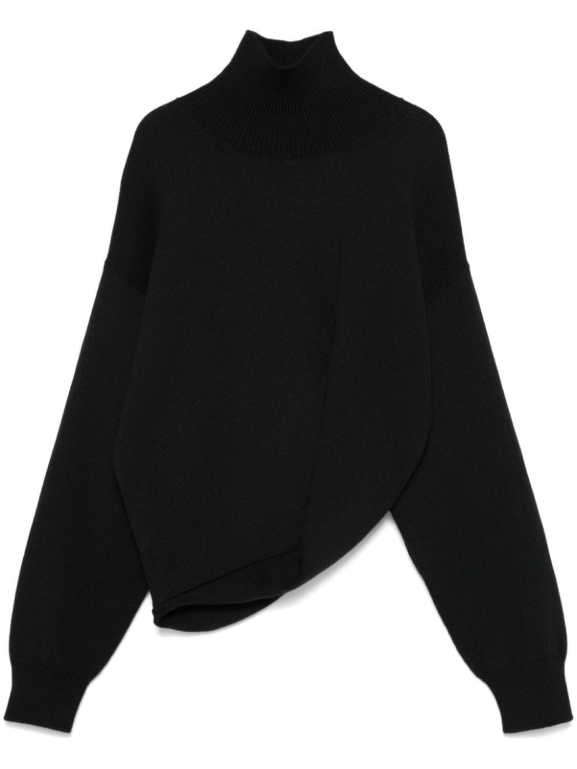 

Alaïa свитер со складками, черный