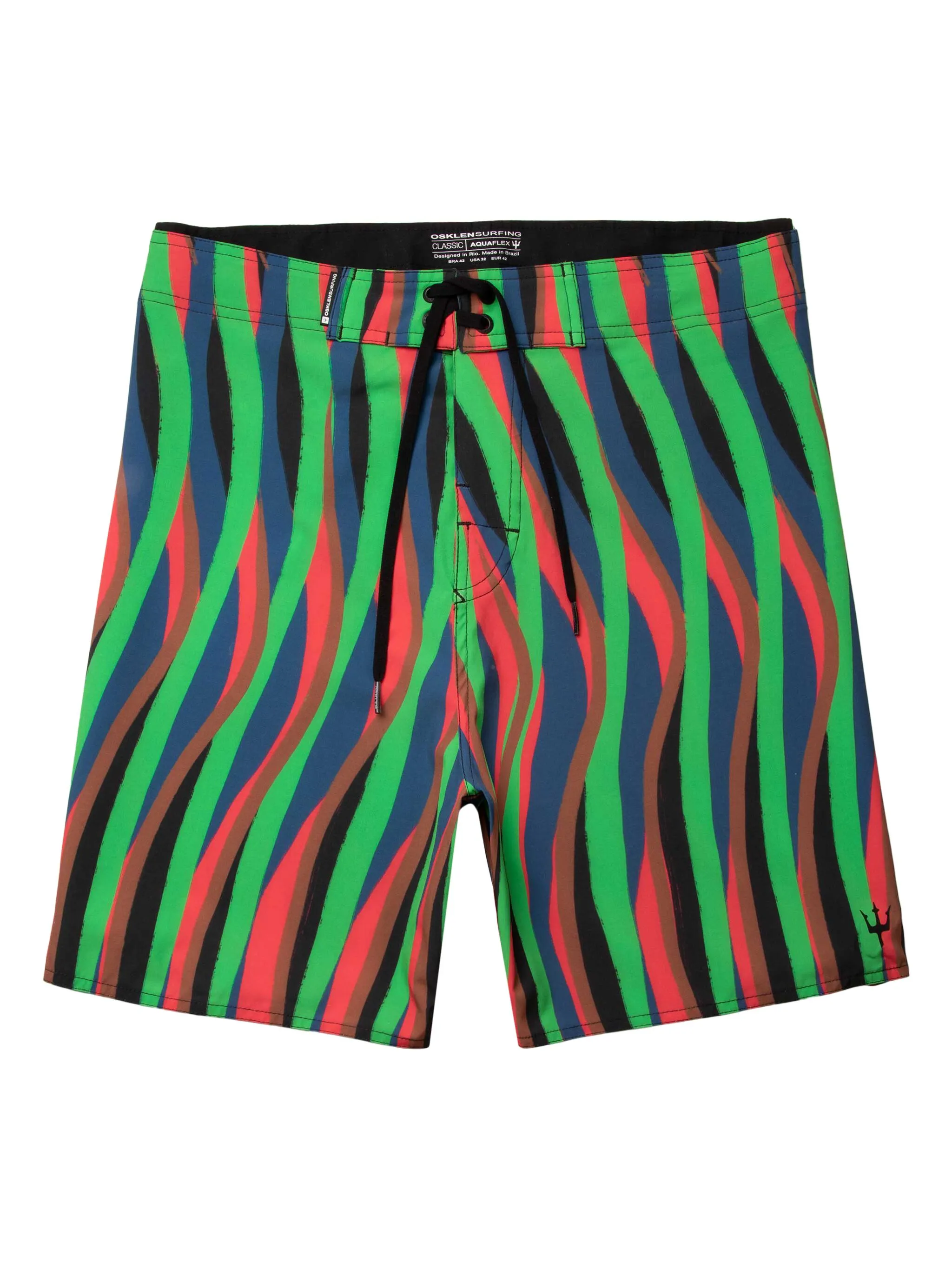 

Плавки-шорты в полоску Osklen, черный