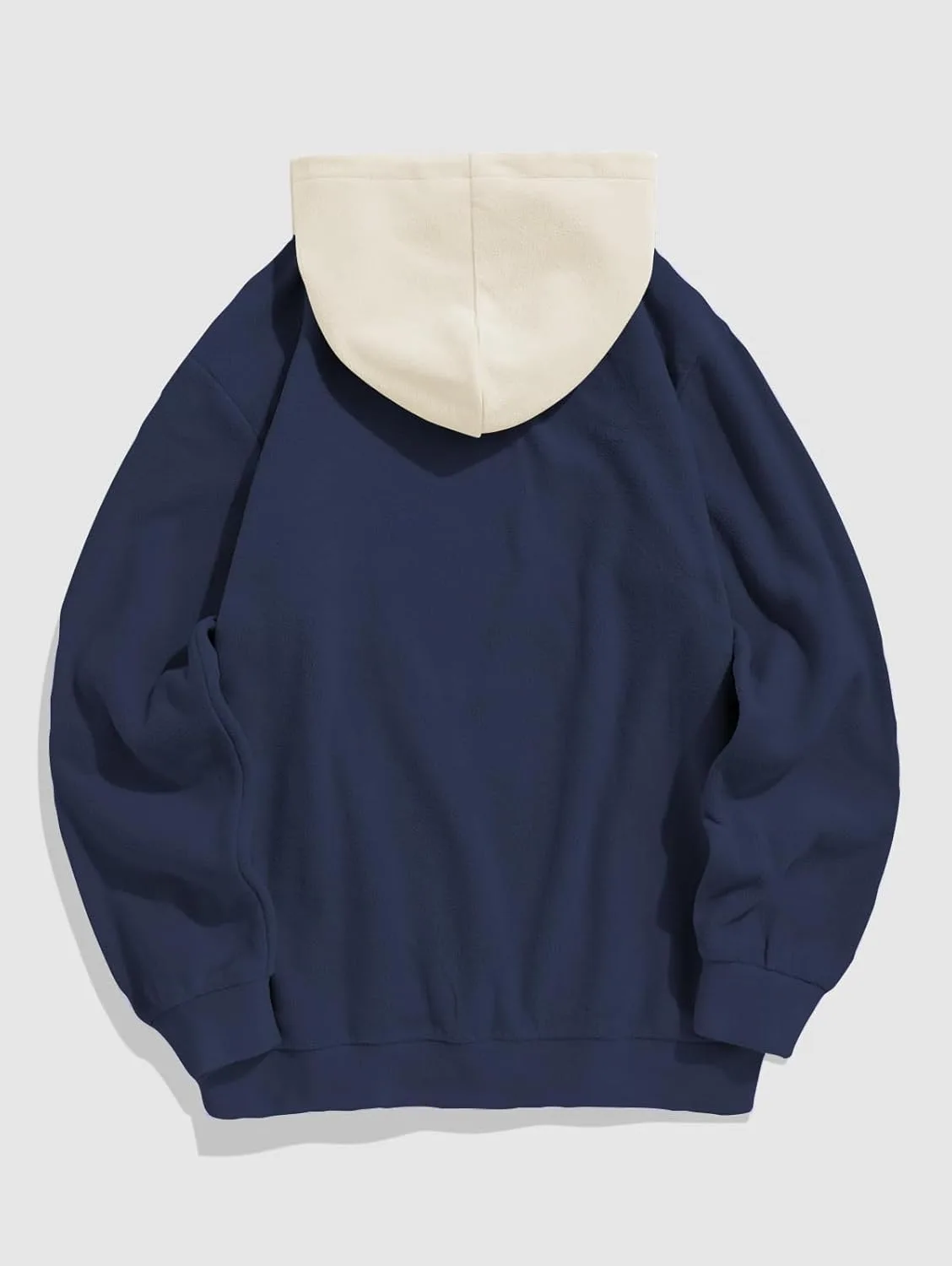 

Толстовка ZAFUL с капюшоном, вышивка Letter Mountain, флис