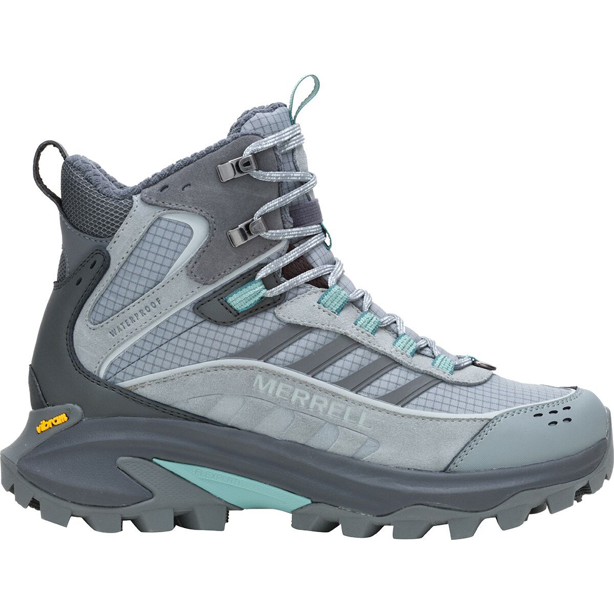 Ботинки женские походные Merrell Moab Speed 2 Thermo Mid WP утепленные, серый