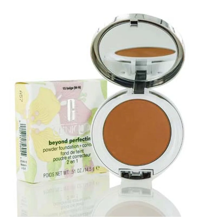 Clinique / Beyond Perfecting Powder Foundation+concealer 15 Beige 0.51 oz (15ml), бежевый