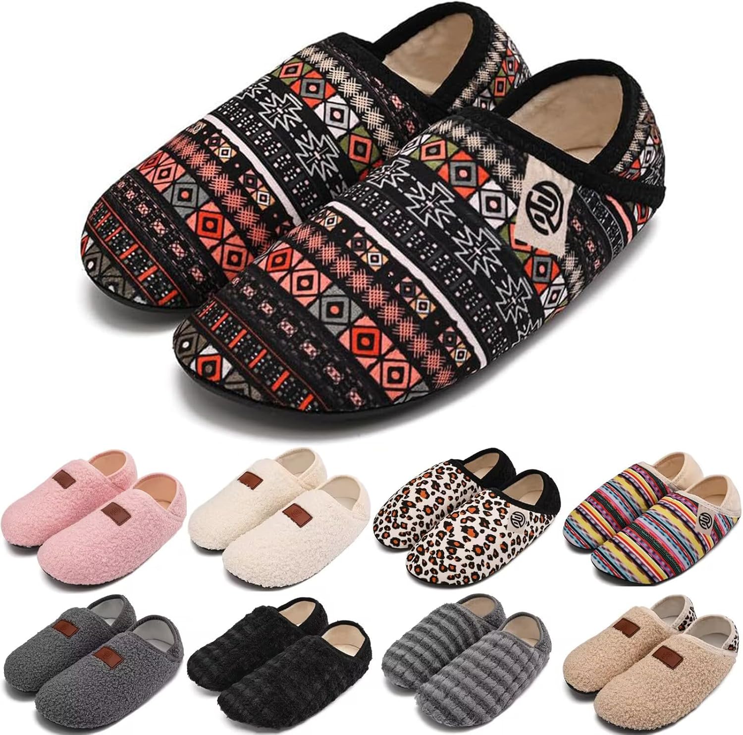 

Домашние тапочки-носки, пушистые, для женщин и мужчин, легкие, теплые, уютные, для дома, спальни, путешествий, йоги Lzkhw, Retro Color