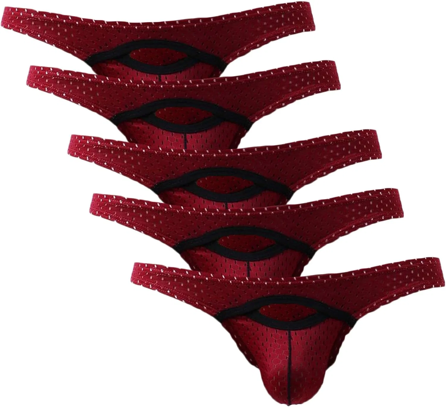 Боксеры, поднимающие ягодицы, Red 5pc