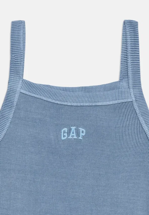 Топ-майка Gap, bainbridge blue, синий — фото 4