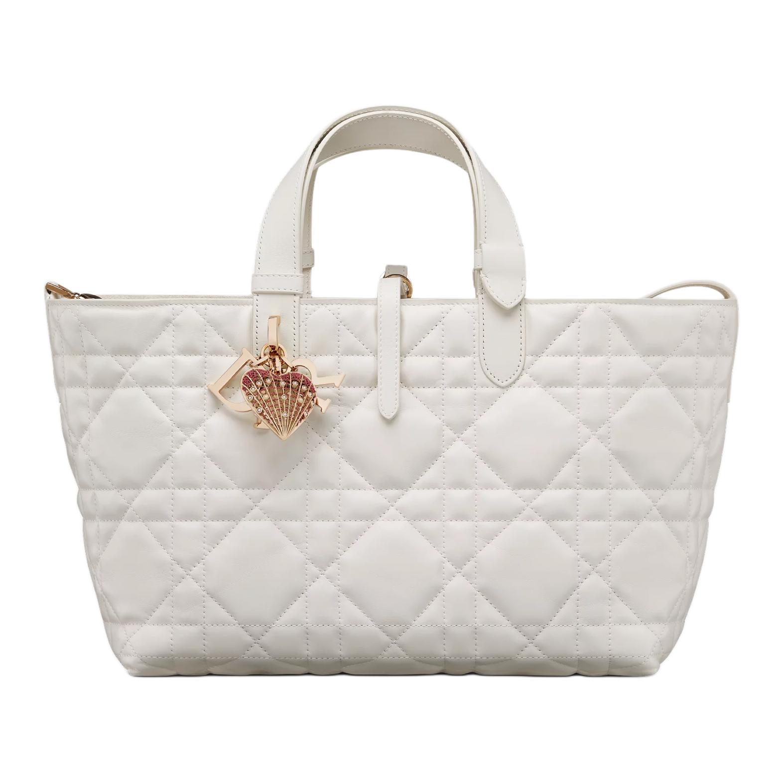 

DIOR Toujours amour Сумка из натуральной кожи Средний размер Женская Белая