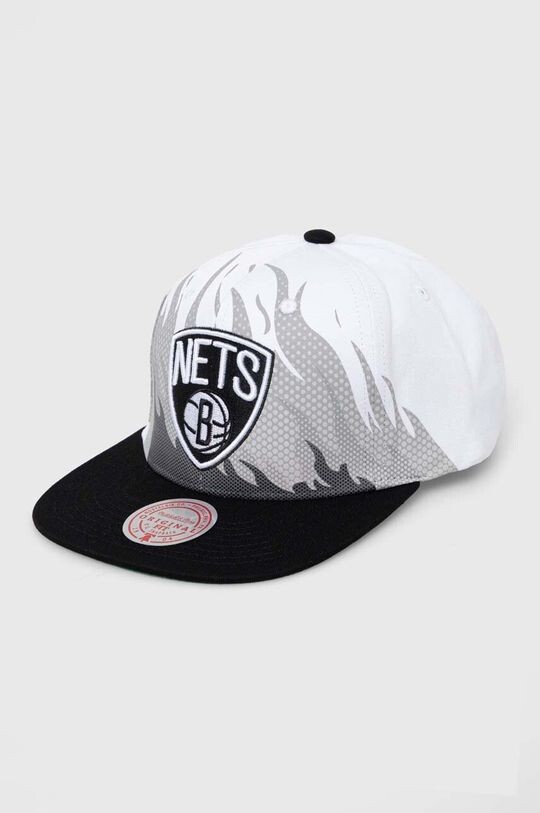 

Хлопковая бейсболка Mitchell & Ness BROOKLYN NETS Mitchell&Ness, белый