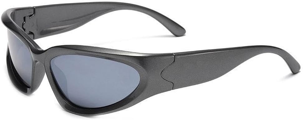 

Эстетические солнцезащитные очки для мужчин, для езды на велосипеде, занятий спортом, женские солнцезащитные очки в винтажном стиле, модные панк-очки HYYZZC, F14-polarized-mercur