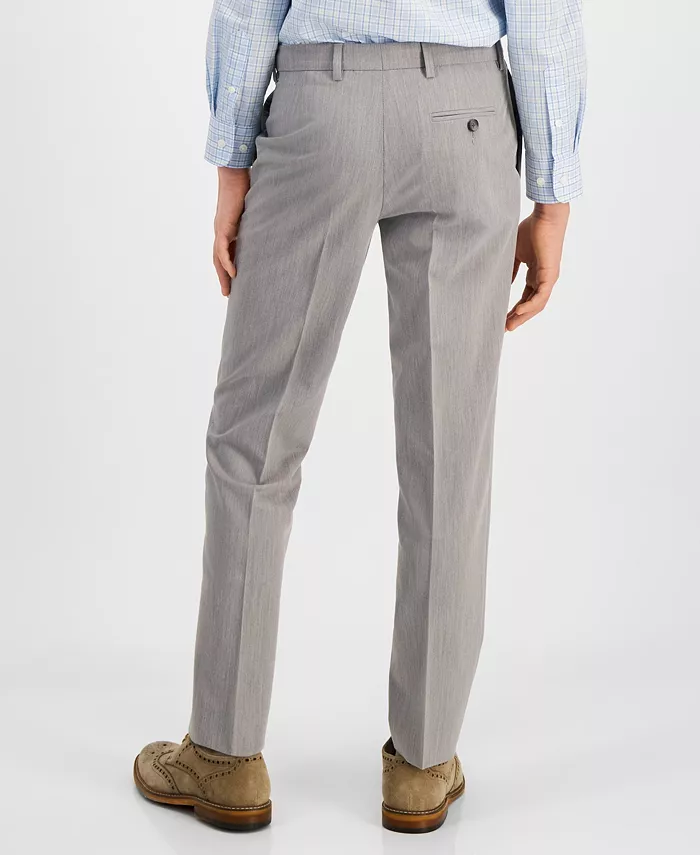 Классические брюки для мальчиков Big Boys, пригодные для машинной стирки B By Brooks Brothers, серый — фото 2