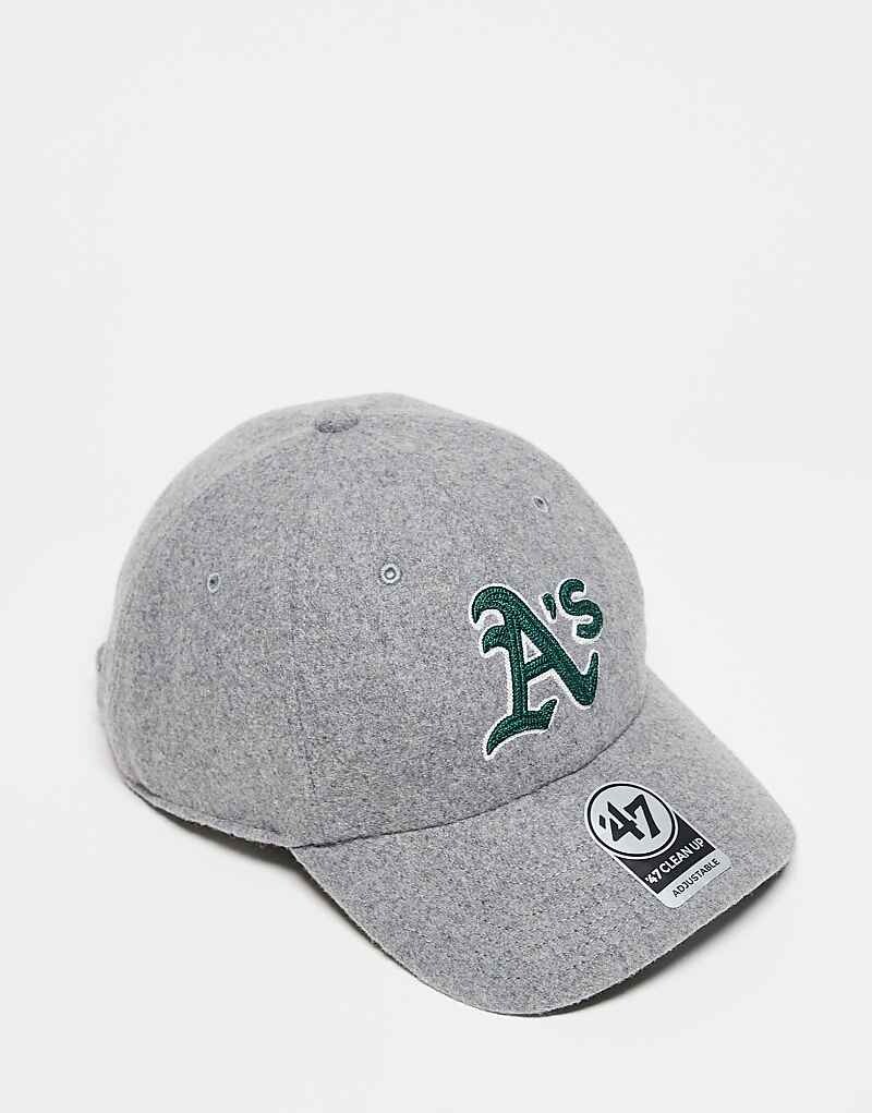 

47 Brand – Oakland Athletics – Серая бейсболка из смесовой шерсти