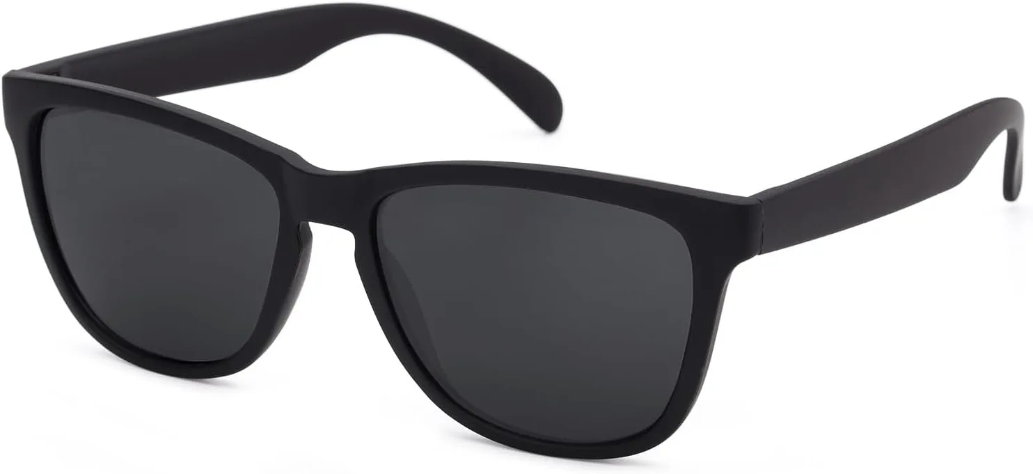 

Женские солнцезащитные очки COLOSSEIN, классическая квадратная оправа, зеркальные линзы UV400, подходят для пляжа, отдыха и вождения, C35-black+gray Lens