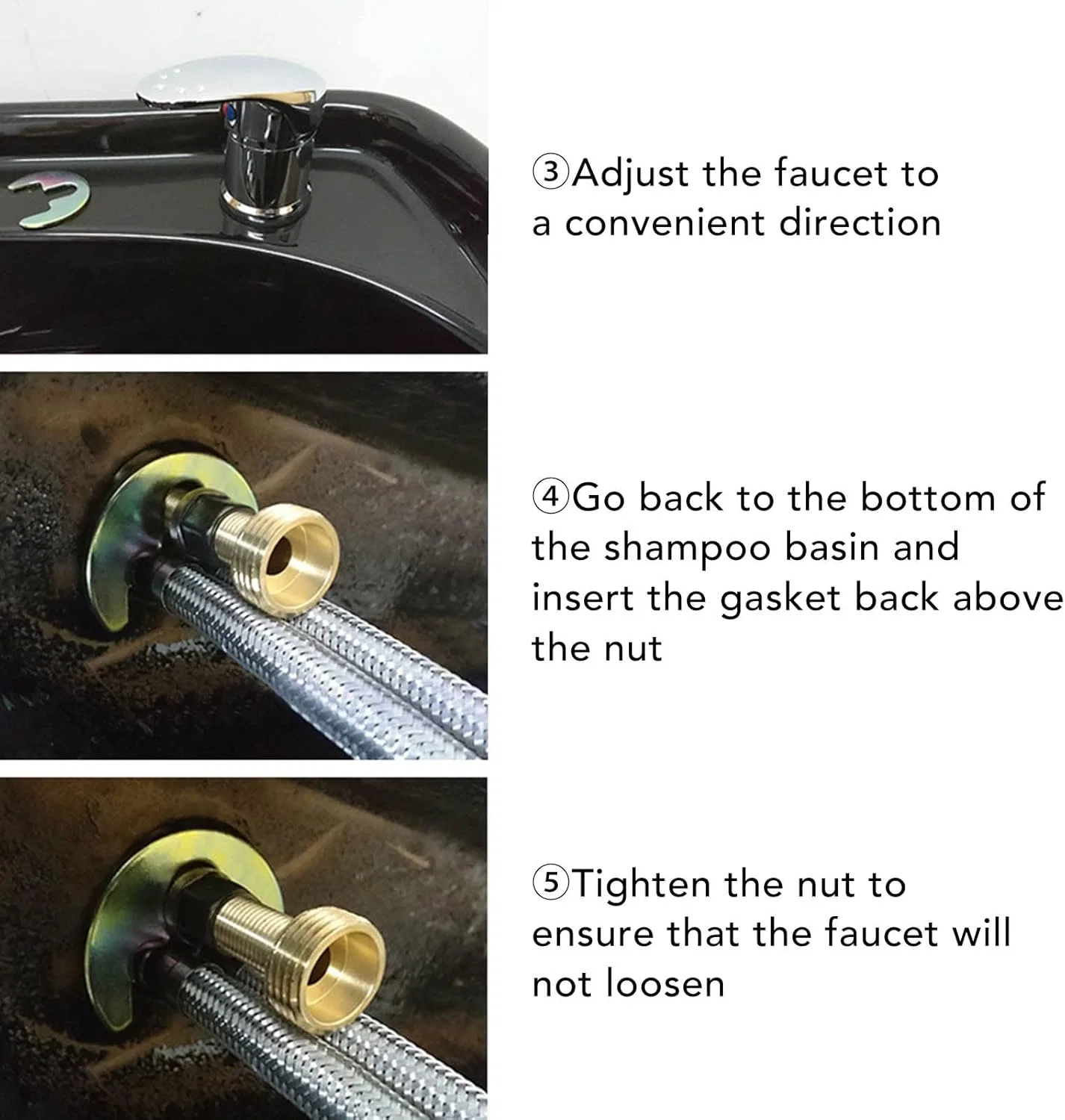 Смеситель для раковины парикмахерской «Shampoo Bed Faucet» от SUPVOX Pwshymi — фото 3