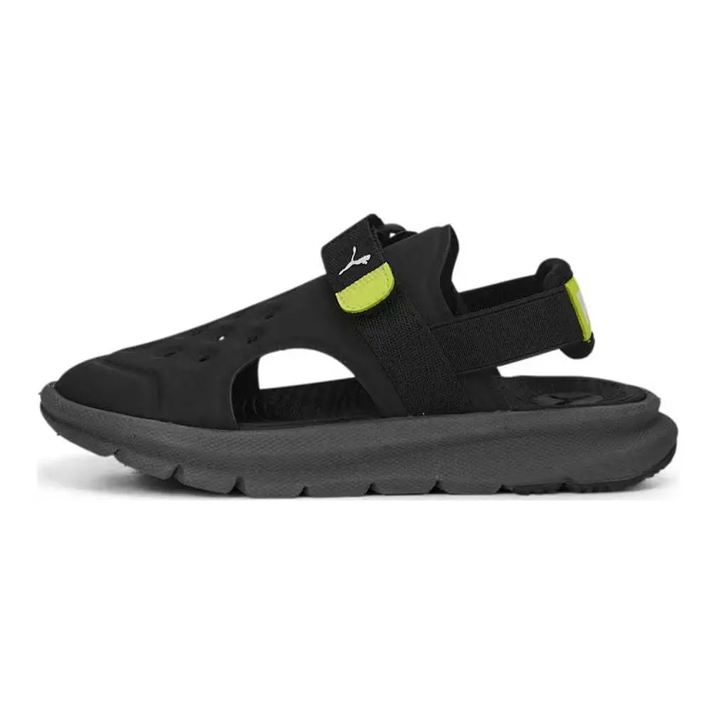 

Детские сандалии детские черные/желтые Puma, черный/желтый
