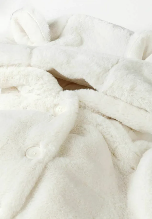 Зимняя куртка с ушками на капюшоне Minoti, Off White — фото 3