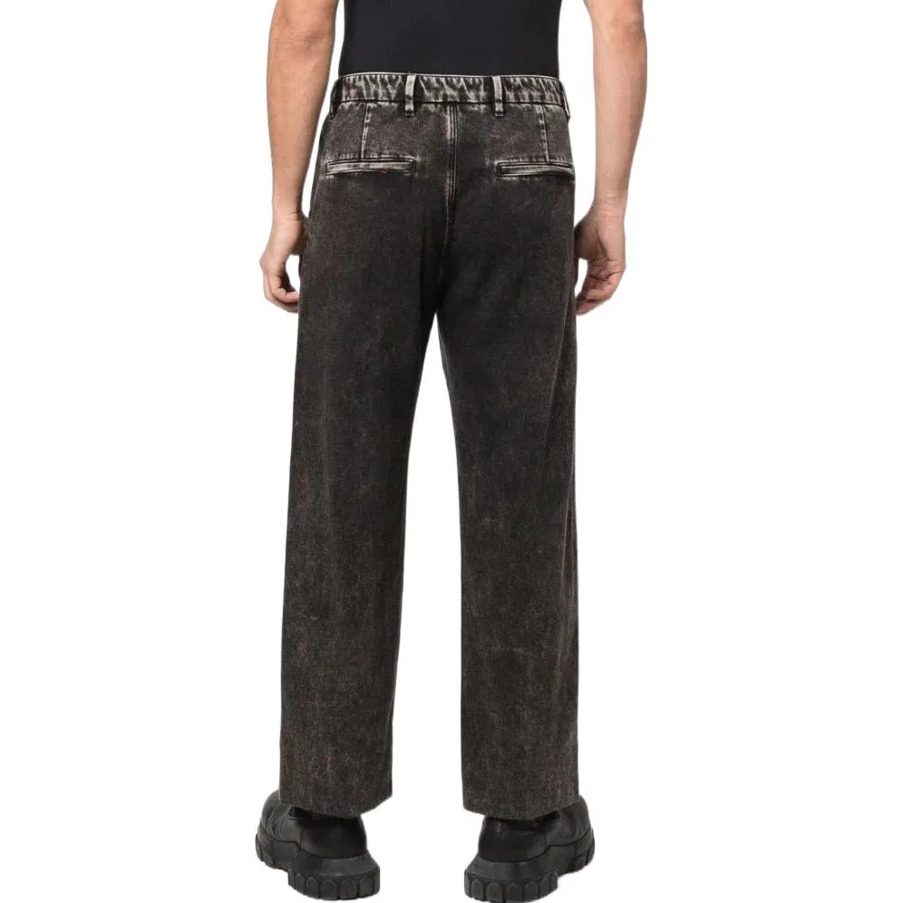 Джинсы мужские black moderate straight fit DIESEL — фото 4