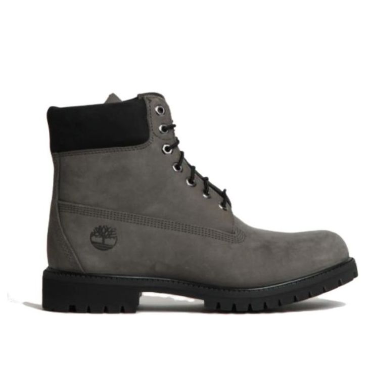Водонепроницаемые ботинки Timberland 6 Inch Premium '50th Anniversary Medium Grey Nubuck' — фото 2