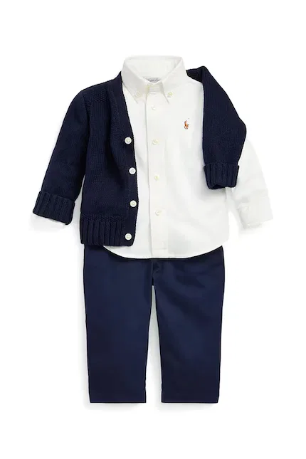 Классическая рубашка из хлопка Polo Ralph Lauren, белый — фото 3