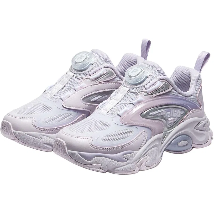 Кроссовки детские Heritage FHT Rebound Breathable Support Low top Purple Silver Teenagers FILA KIDS — фото 4