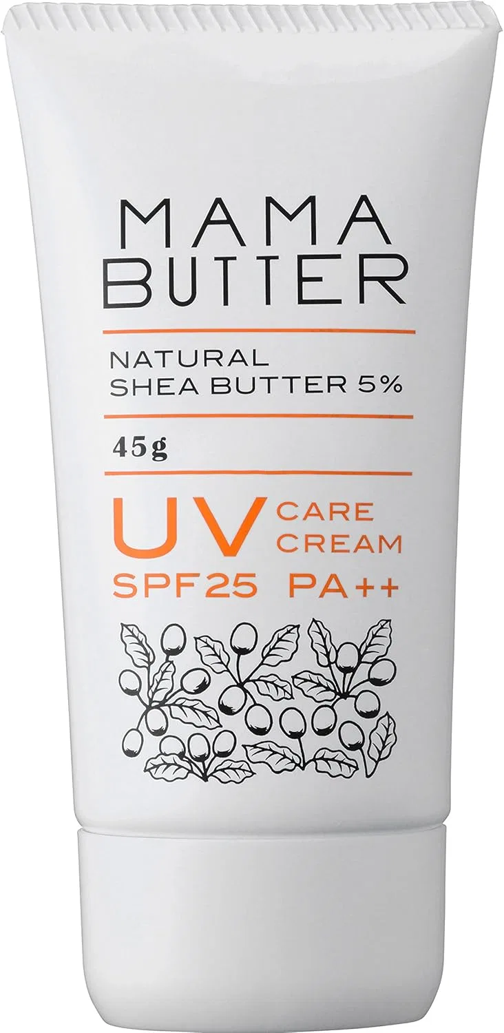 Крем для загара SPF 25+ Mama Butter для новорожденных без отдушки 45 г