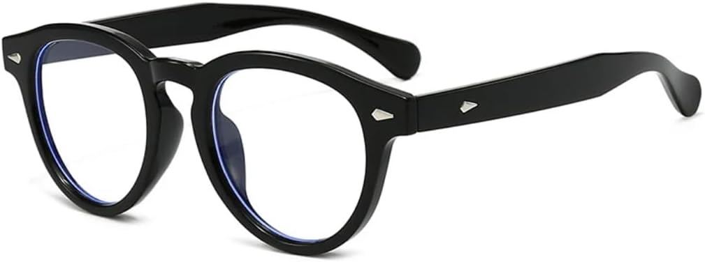 

Солнцезащитные очки с защитой UV400 | Овальные заклепки, панк, прозрачные, конфетного цвета | для женщин и мужчин, для занятий спортом на открытом воздухе и вождения DSVIGF, Glossy Black Clear