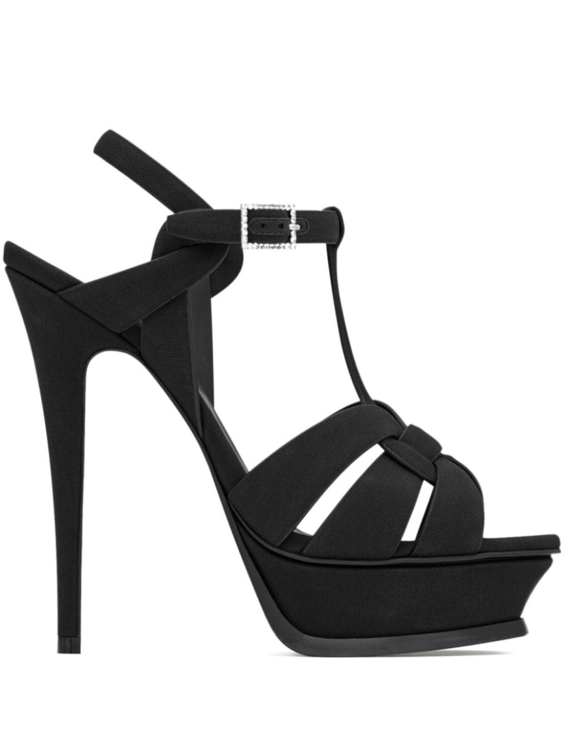 

Saint Laurent босоножки Tribute 105 на платформе, черный