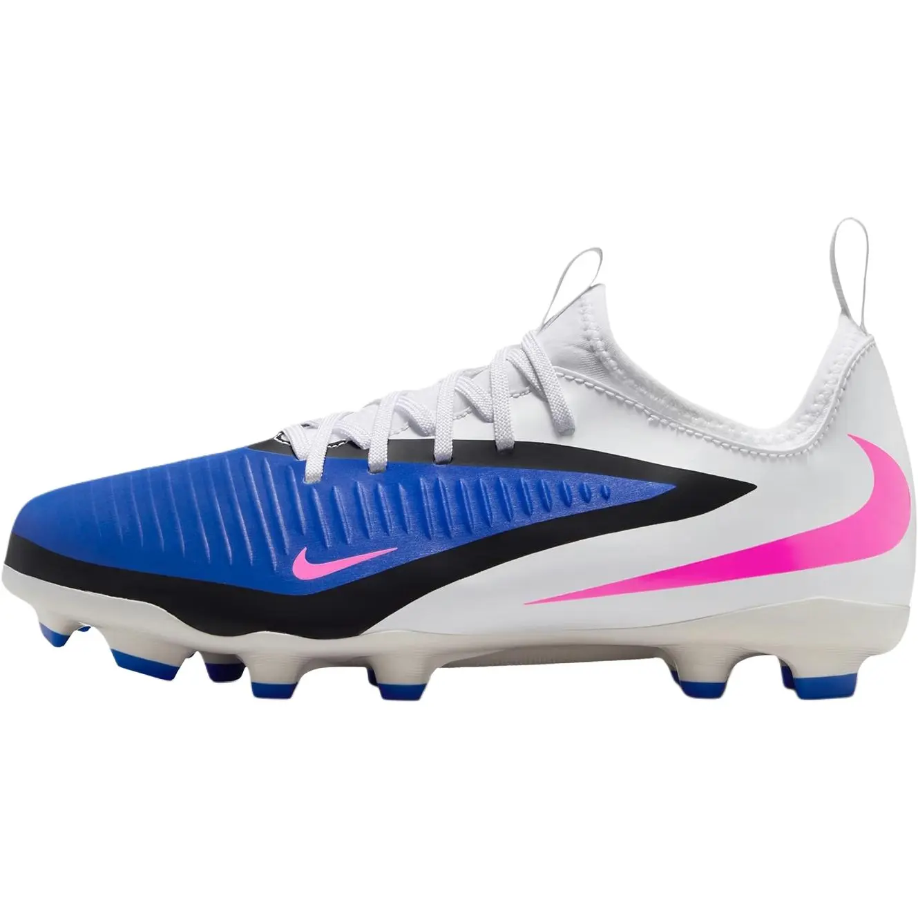 

Nike Phantom 6 Low top детские футбольные бутсы White Blue для подростков